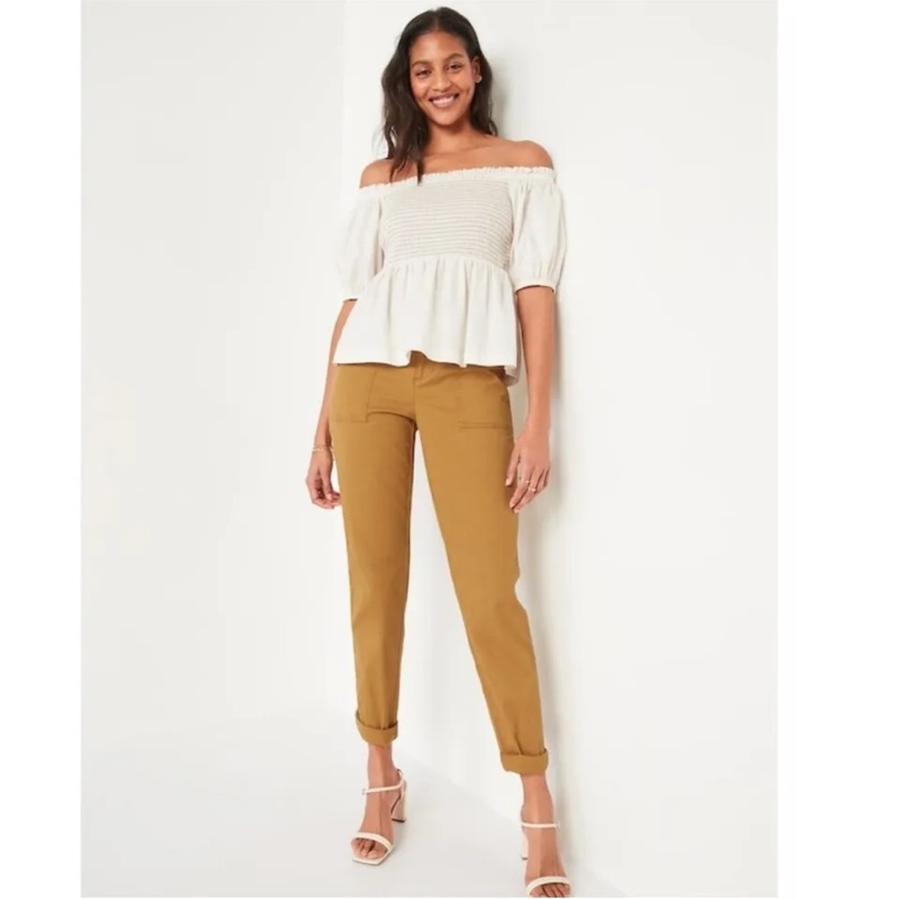 Old Navy Women’s High-Waisted Chino Cropped Workwear Pants XL